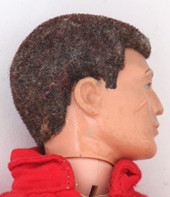 Action Man with flocked hair, 1970-76 Action Man with flocked hair, 1970-76