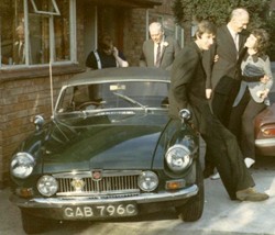 MGB original photograph from the 60s MGB original photograph from the 60s