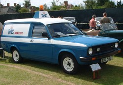 Morris Van, 1979 in RAC livery Morris Van, 1979 in RAC livery
