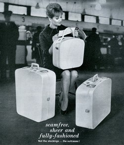 Revelation Sheerline suitcases from advert, 1963